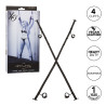 Nocturnal by Calexotics Croix de Bondage Over the door cross
